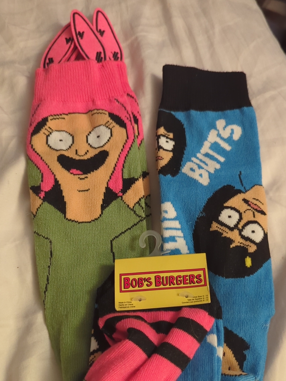 Bob’s Burgers 2 Pack of Crew Socks